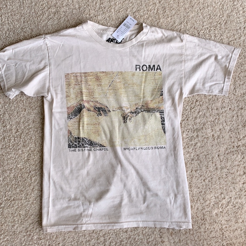 PacSun Artist Series Roma Michelangelo Graphic Tee (Small)